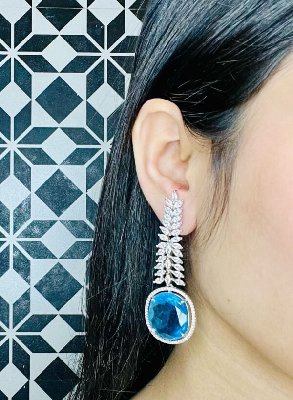 Ad Earring Blue - Image 2