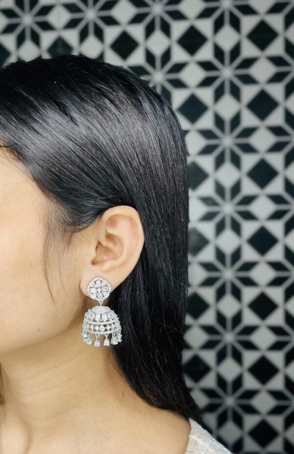 Ad Stone Jhumka - Image 2