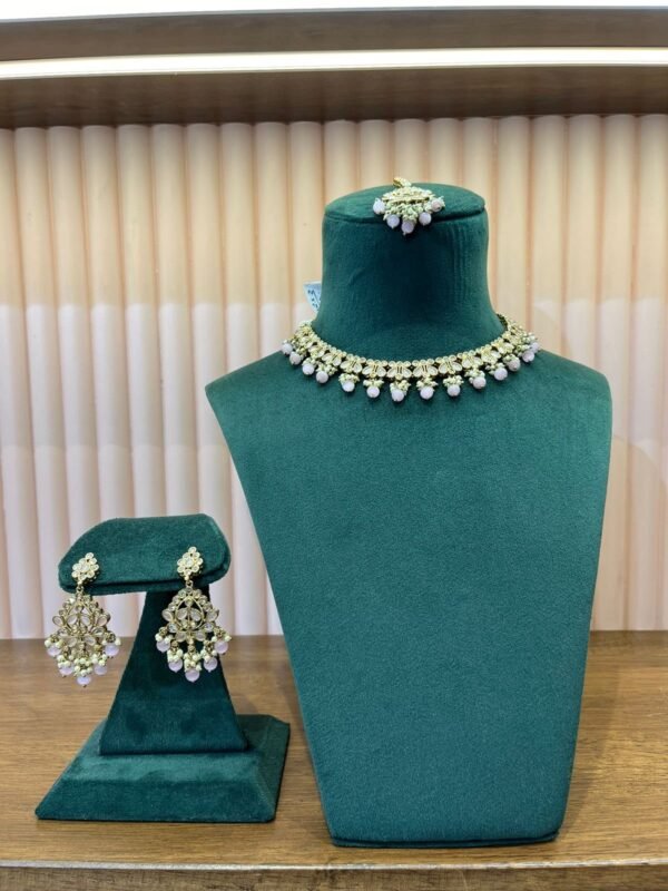 Polki Necklace 3304 - Image 3